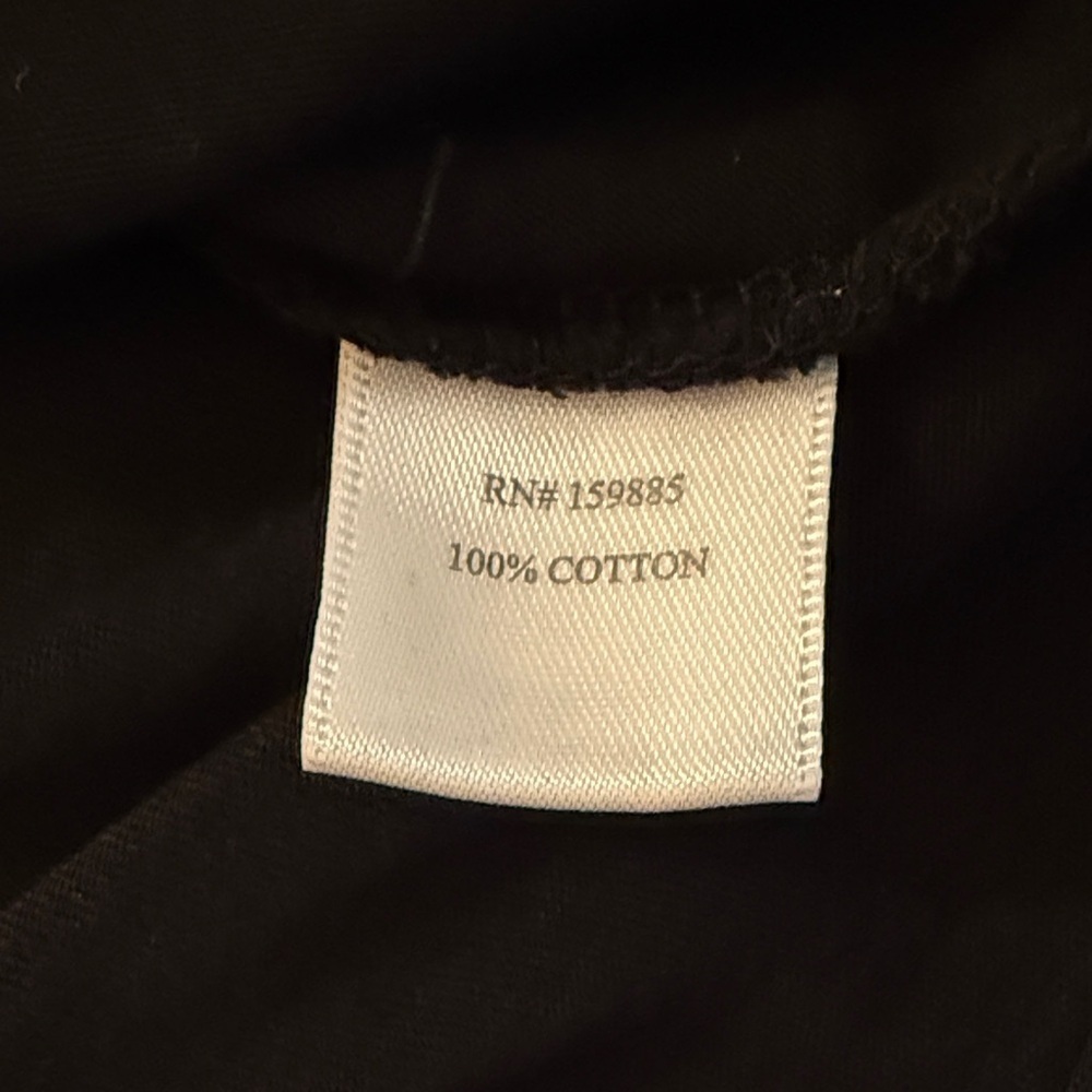 .bobi Empire Seam Detail Black Long Sleeve Top Medium NWOT - Picture 9 of 10